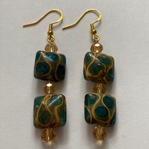 Gorgeous Lampwork Glass Earrings